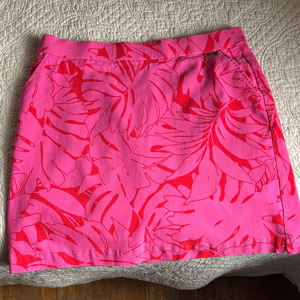 Rafaella Pink and Red Patterned skort
